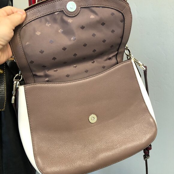 KATE SPADE color block shoulder & crossbody bag - Picture 14 of 15